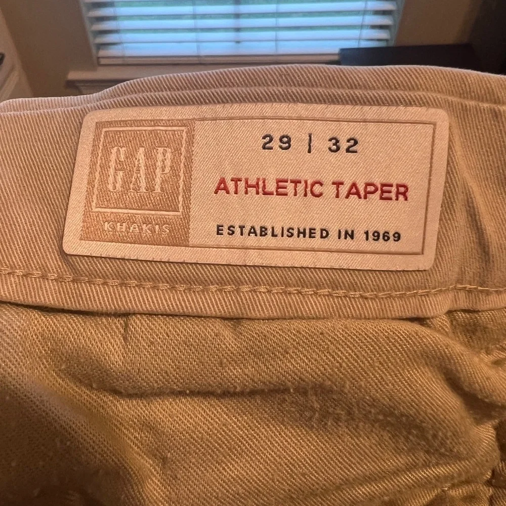 Gap Athletic Taper Khaki Pants